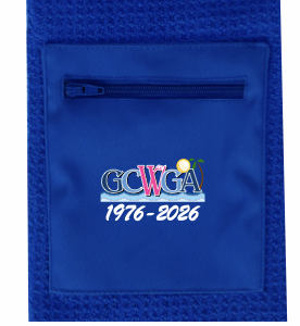 Microfiber Golf Towel - Blue